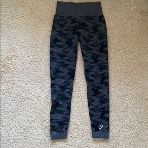 Gymshark black camo leggings